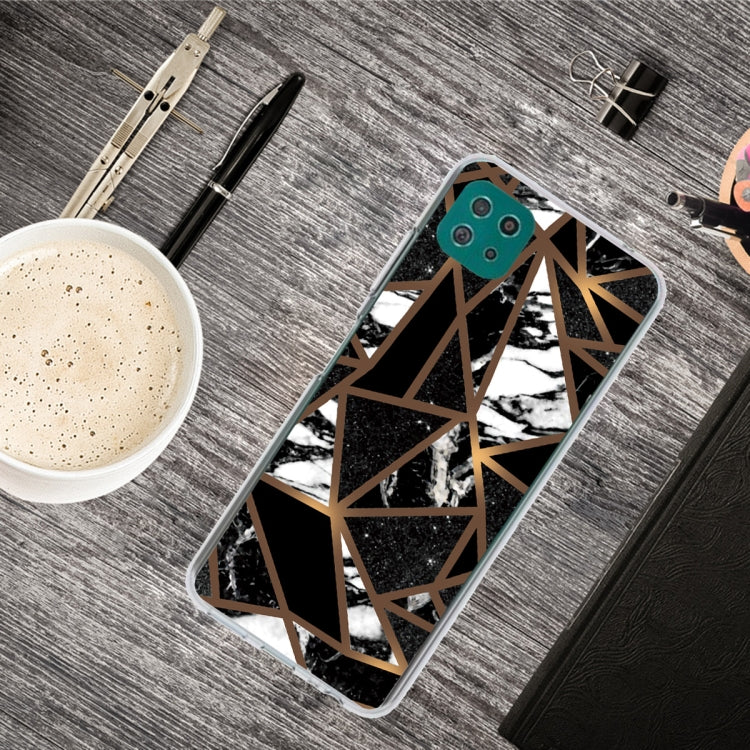 For Samsung Galaxy A22 5G Abstract Marble Pattern Protective Case