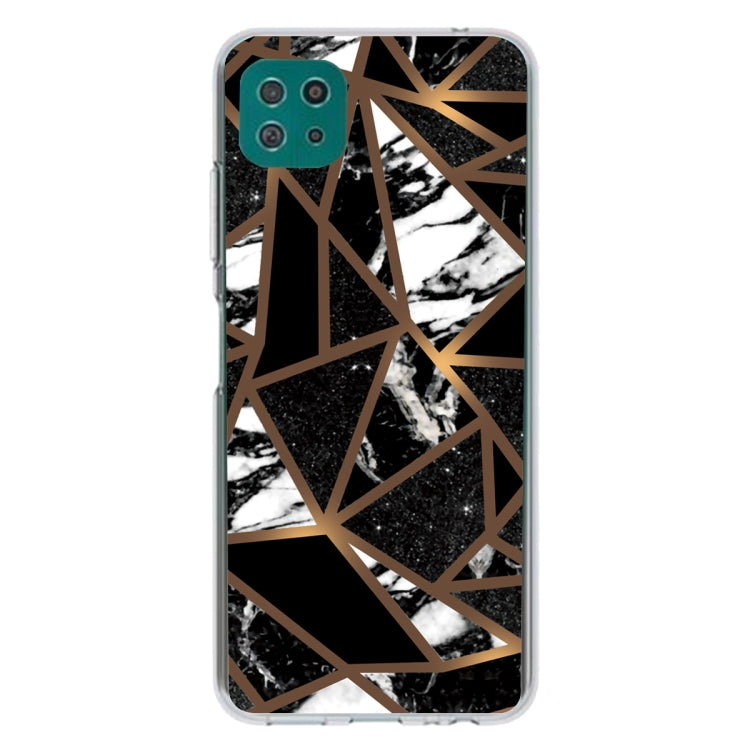 For Samsung Galaxy A22 5G Abstract Marble Pattern Protective Case