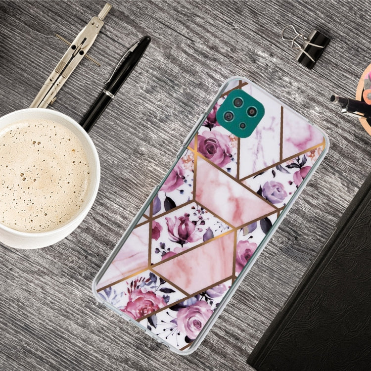For Samsung Galaxy A22 5G Abstract Marble Pattern Protective Case