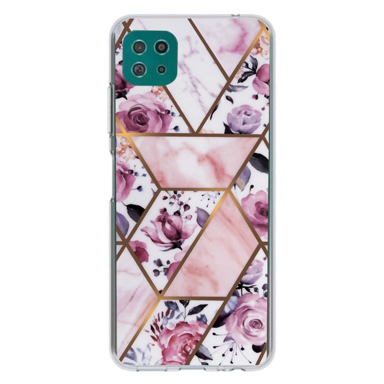 For Samsung Galaxy A22 5G Abstract Marble Pattern Protective Case