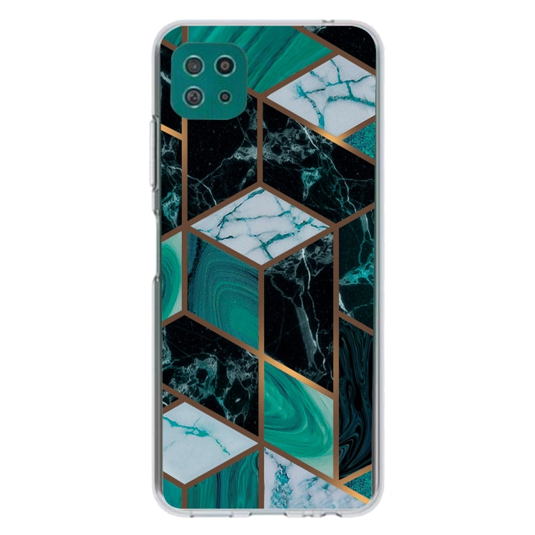 For Samsung Galaxy A22 5G Abstract Marble Pattern Protective Case