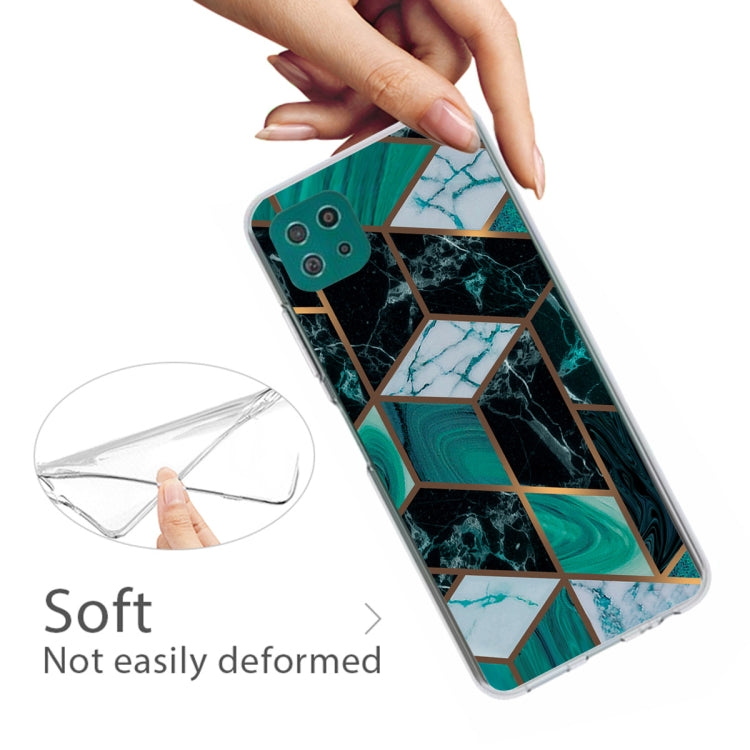 For Samsung Galaxy A22 5G Abstract Marble Pattern Protective Case