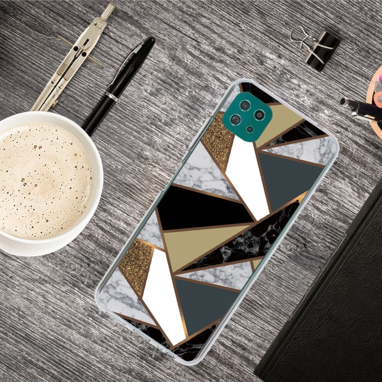 For Samsung Galaxy A22 5G Abstract Marble Pattern Protective Case