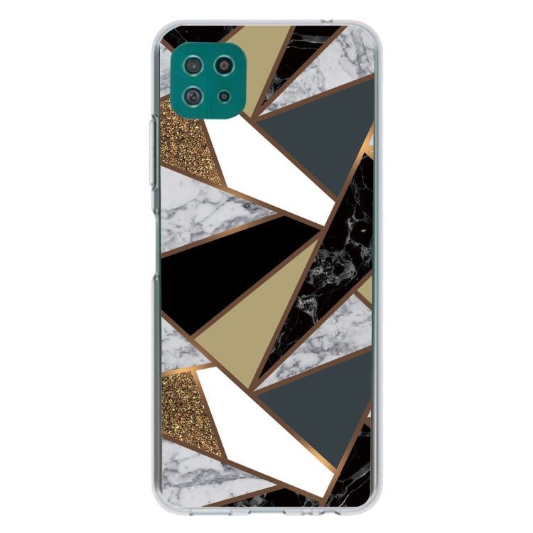 For Samsung Galaxy A22 5G Abstract Marble Pattern Protective Case