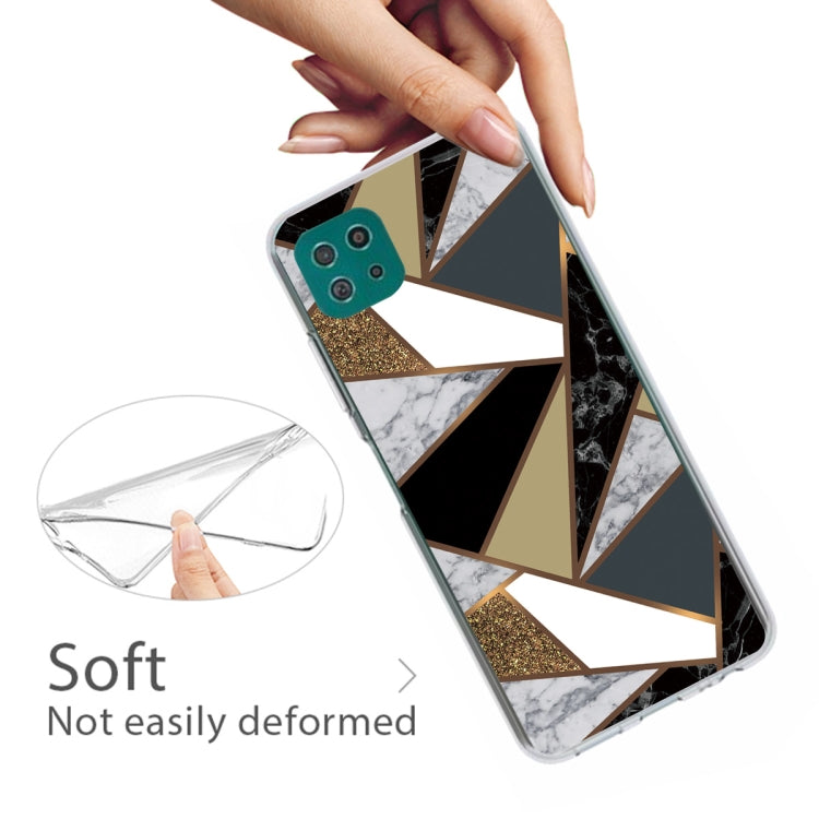 For Samsung Galaxy A22 5G Abstract Marble Pattern Protective Case