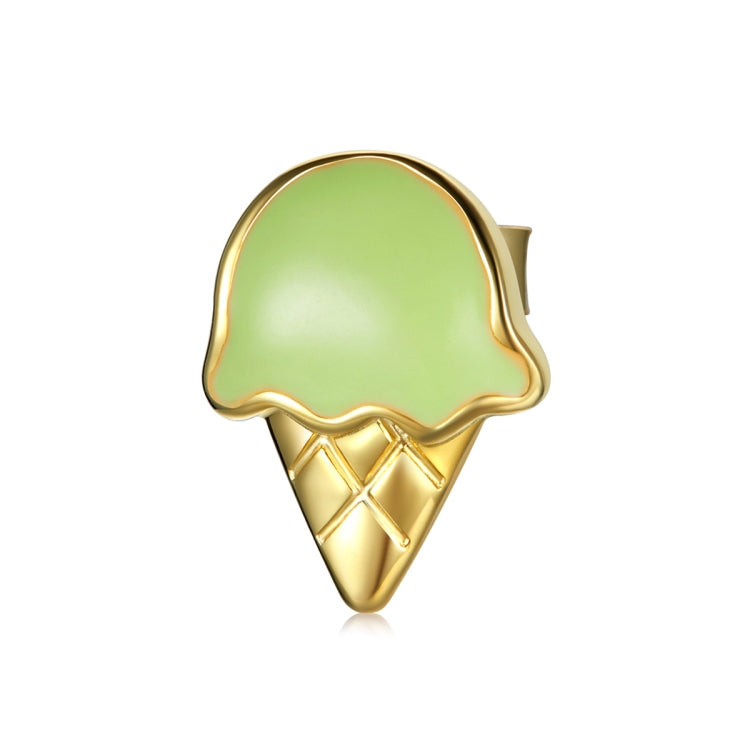 S925 Sterling Silver Small Ice Cream Ear Studs Women Earrings