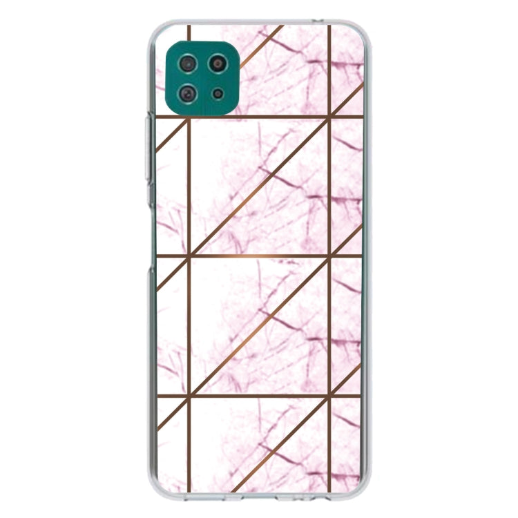For Samsung Galaxy A22 5G Abstract Marble Pattern TPU Protective Case