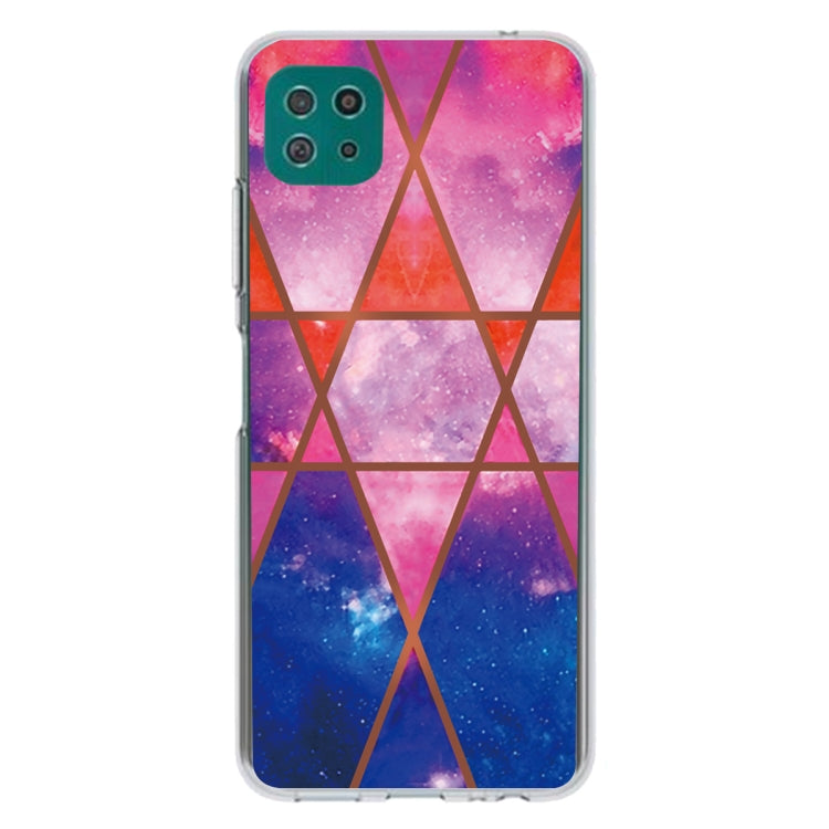 For Samsung Galaxy A22 5G Abstract Marble Pattern TPU Protective Case