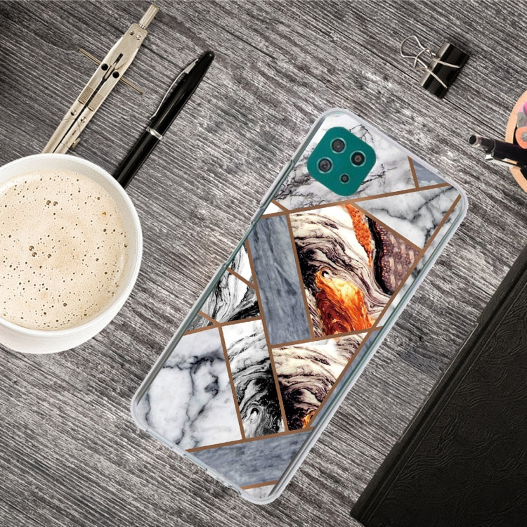 For Samsung Galaxy A22 5G Abstract Marble Pattern TPU Protective Case