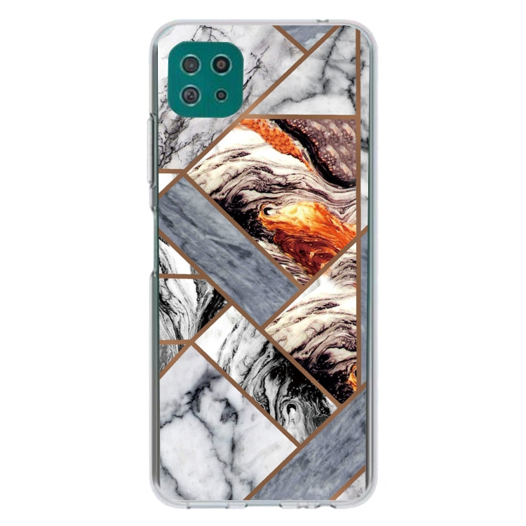 For Samsung Galaxy A22 5G Abstract Marble Pattern TPU Protective Case