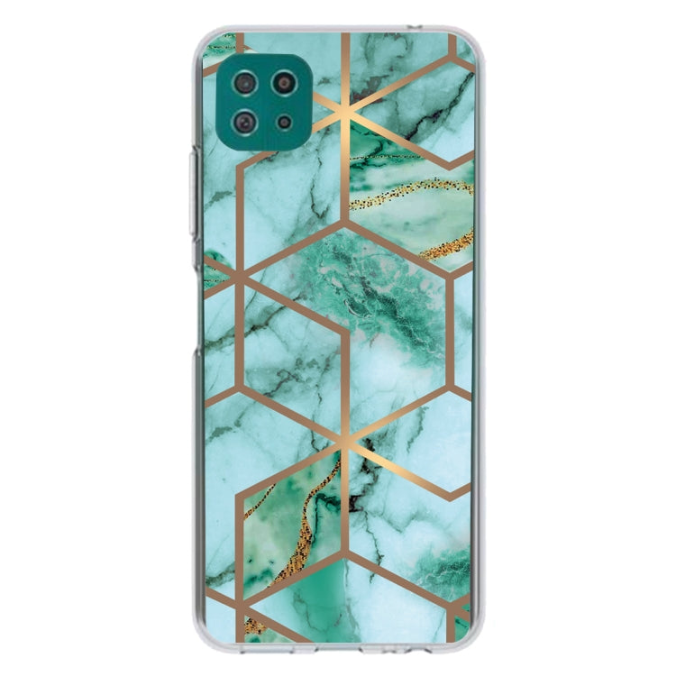 For Samsung Galaxy A22 5G Abstract Marble Pattern TPU Protective Case