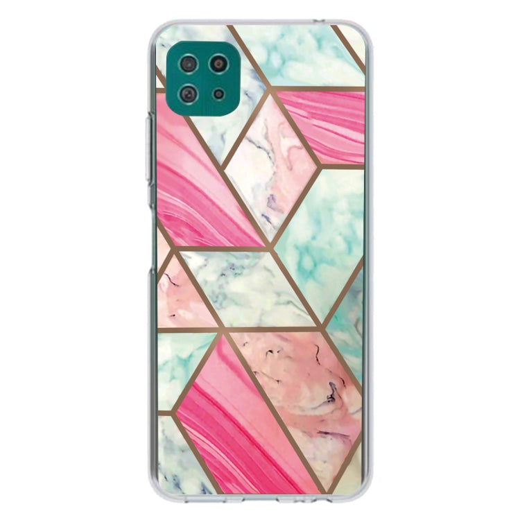 For Samsung Galaxy A22 5G Abstract Marble Pattern TPU Protective Case