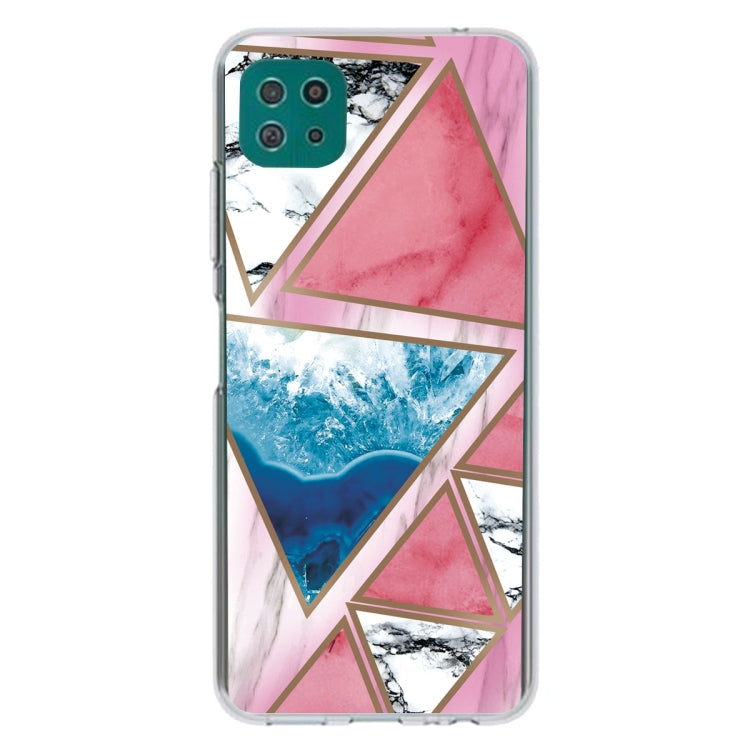 For Samsung Galaxy A22 5G Abstract Marble Pattern TPU Protective Case