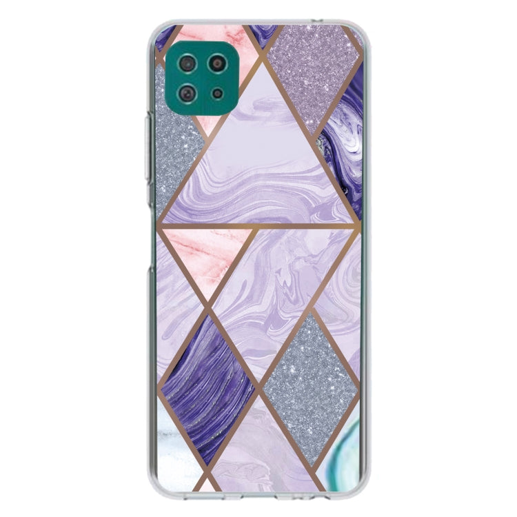 For Samsung Galaxy A22 5G Abstract Marble Pattern TPU Protective Case