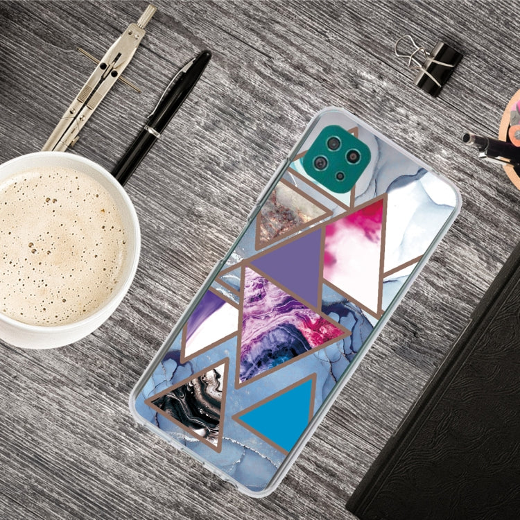 For Samsung Galaxy A22 5G Abstract Marble Pattern TPU Protective Case