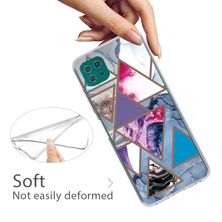 For Samsung Galaxy A22 5G Abstract Marble Pattern TPU Protective Case