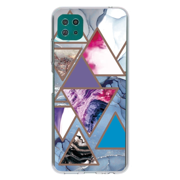 For Samsung Galaxy A22 5G Abstract Marble Pattern TPU Protective Case