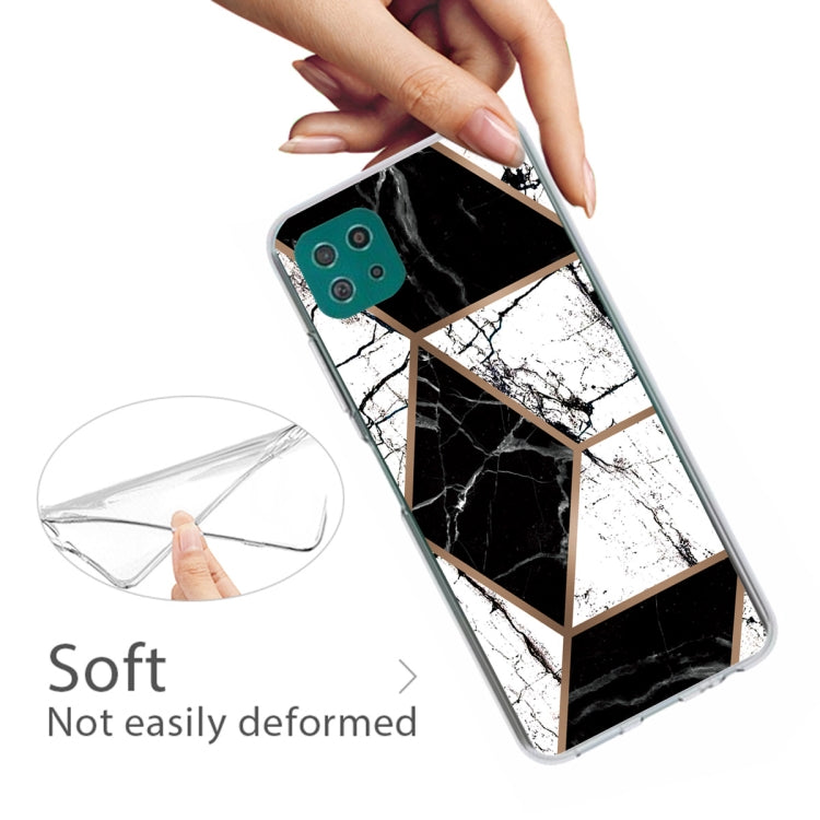 For Samsung Galaxy A22 5G Abstract Marble Pattern TPU Protective Case