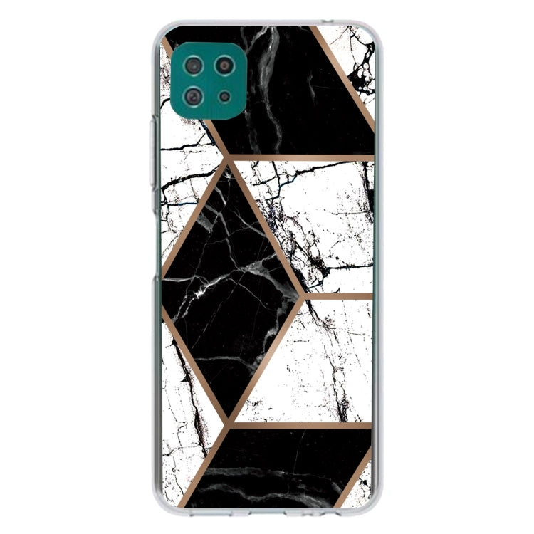 For Samsung Galaxy A22 5G Abstract Marble Pattern TPU Protective Case