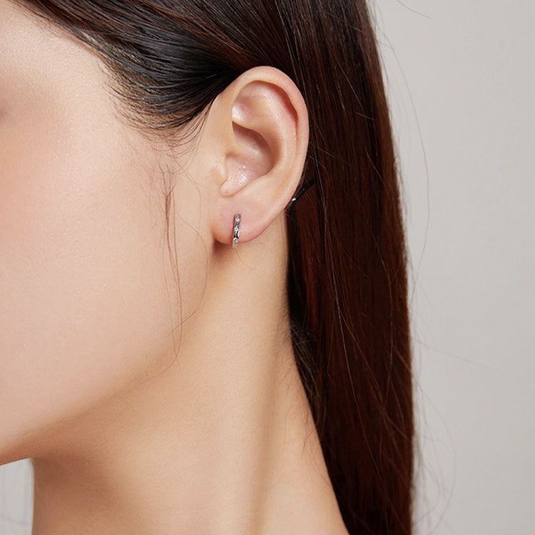 S925 Sterling Silver Star Crutch Ear Studs Women Earrings