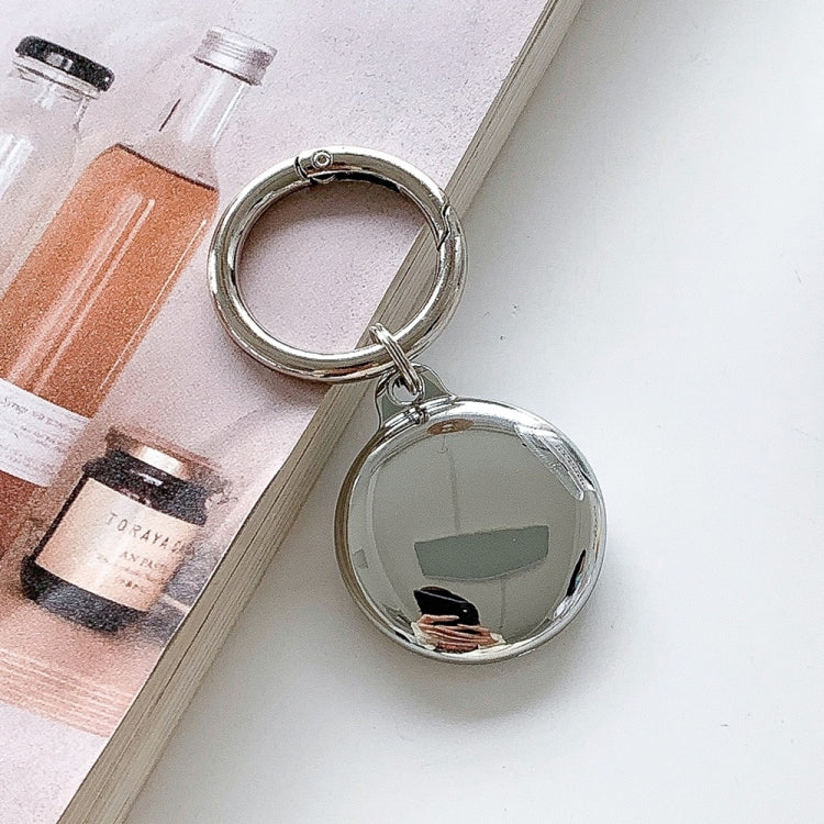 Electroplating TPU Soft Protective Case for AirTag, with Key Ring