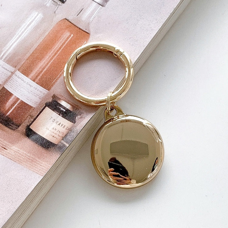 Electroplating TPU Soft Protective Case for AirTag, with Key Ring