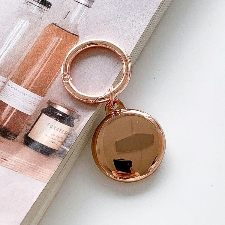 Electroplating TPU Soft Protective Case for AirTag, with Key Ring