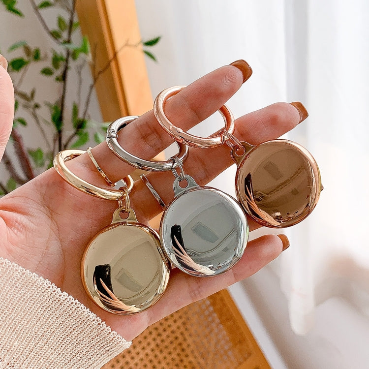 Electroplating TPU Soft Protective Case for AirTag, with Key Ring