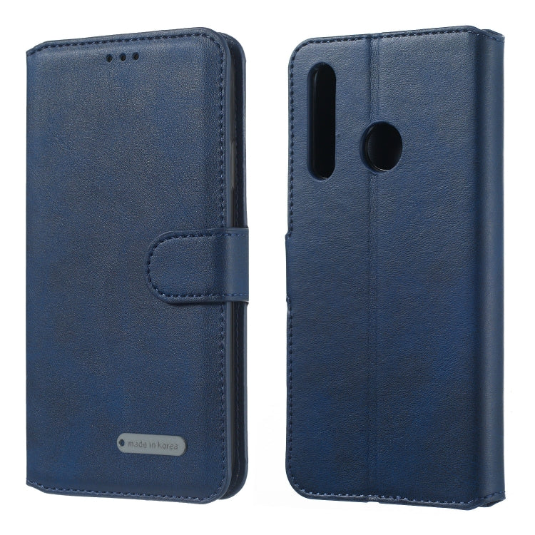 For Huawei P Smart+ 2019 / Honor 20i / Honor 10i Solid Color Buckle Horizontal Flip Leather Case with Wallet & Holder & Card Slots