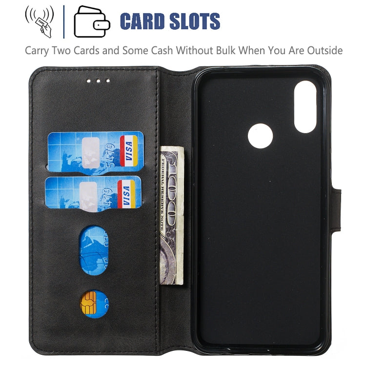 For Huawei P Smart+ / nova 3i Solid Color Buckle Horizontal Flip Leather Case with Wallet & Holder & Card Slots