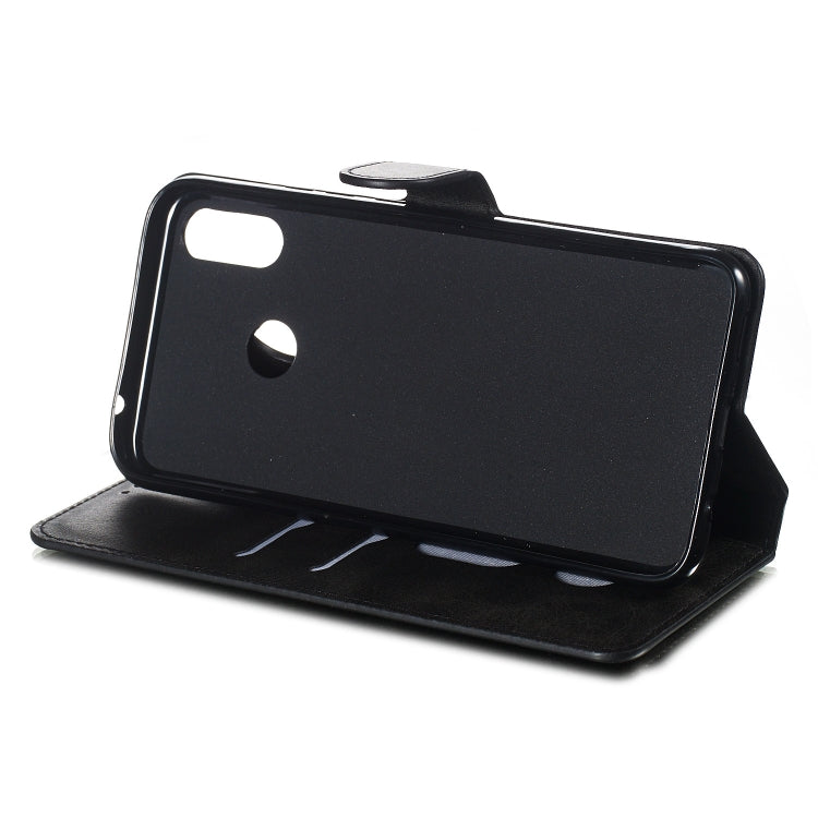For Huawei P Smart+ / nova 3i Solid Color Buckle Horizontal Flip Leather Case with Wallet & Holder & Card Slots