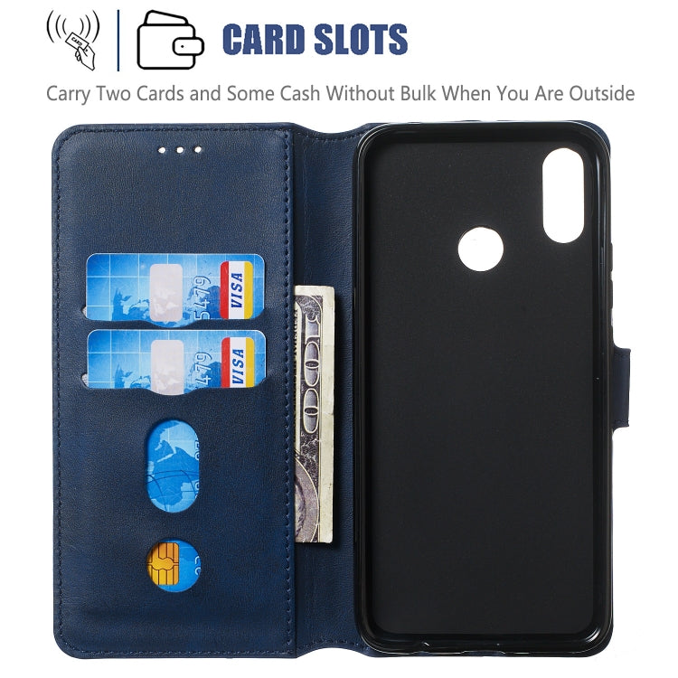 For Huawei P Smart+ / nova 3i Solid Color Buckle Horizontal Flip Leather Case with Wallet & Holder & Card Slots