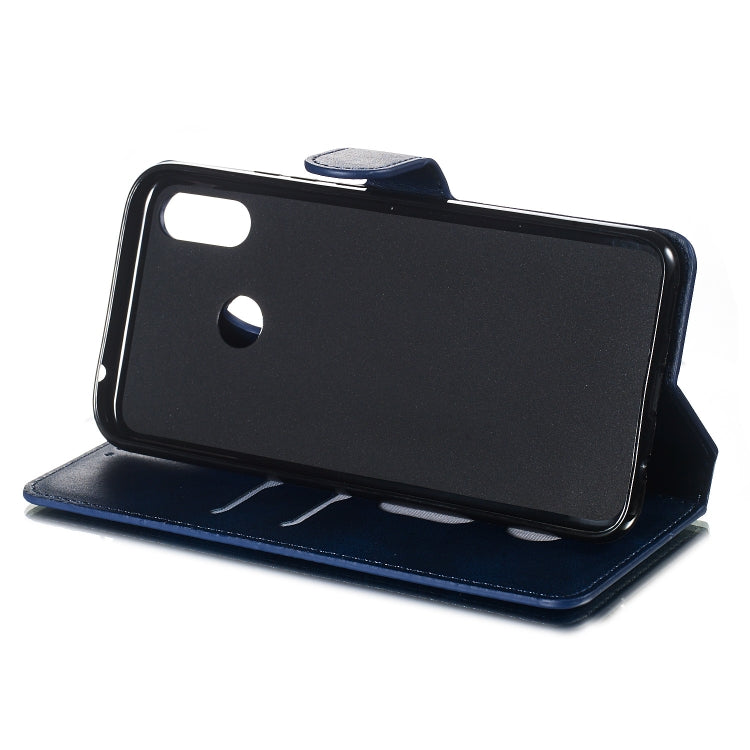 For Huawei P Smart+ / nova 3i Solid Color Buckle Horizontal Flip Leather Case with Wallet & Holder & Card Slots