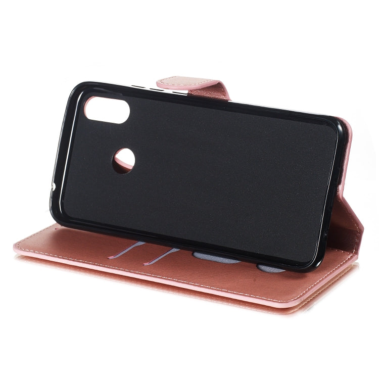 For Huawei P Smart+ / nova 3i Solid Color Buckle Horizontal Flip Leather Case with Wallet & Holder & Card Slots