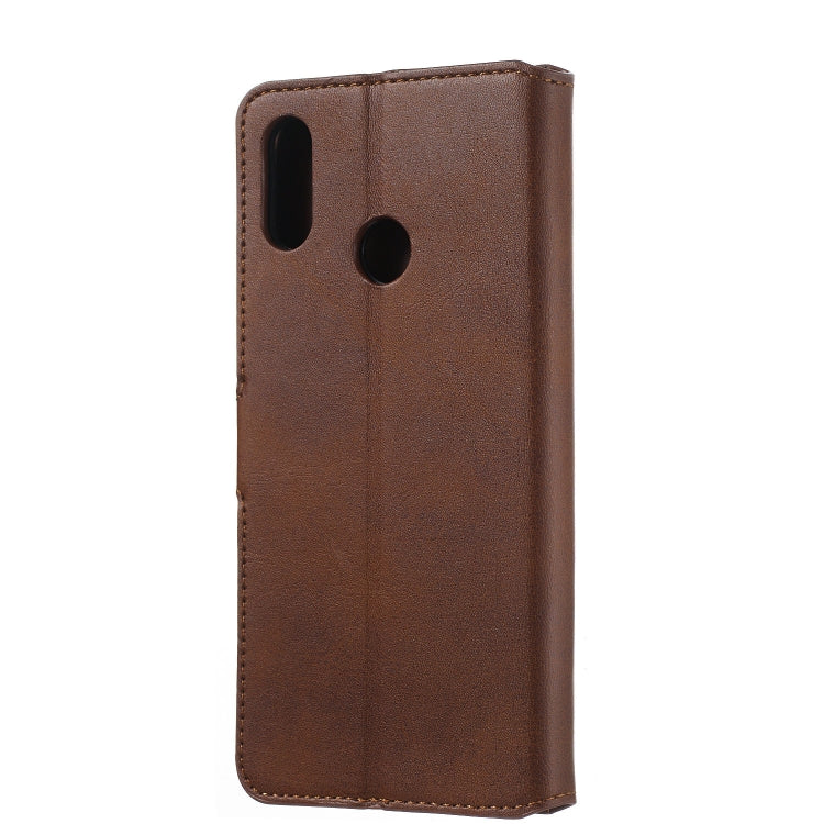 For Huawei P Smart+ / nova 3i Solid Color Buckle Horizontal Flip Leather Case with Wallet & Holder & Card Slots