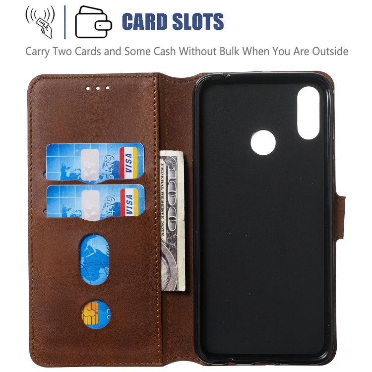 For Huawei P Smart+ / nova 3i Solid Color Buckle Horizontal Flip Leather Case with Wallet & Holder & Card Slots