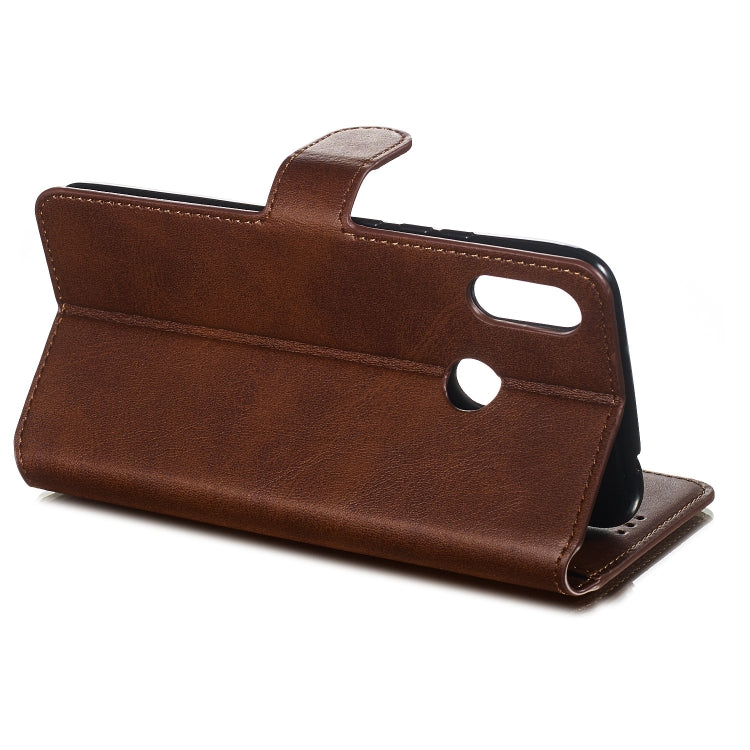 For Huawei P Smart+ / nova 3i Solid Color Buckle Horizontal Flip Leather Case with Wallet & Holder & Card Slots