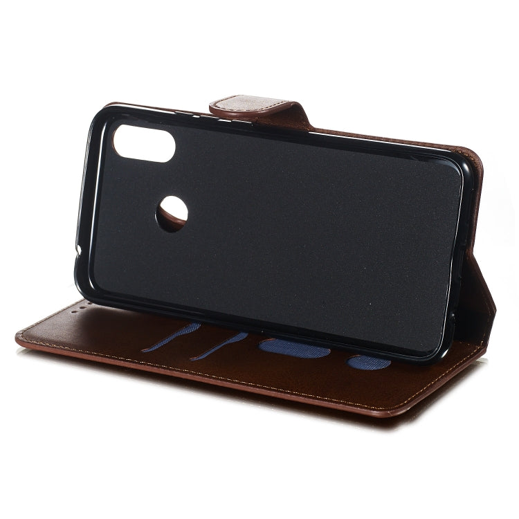 For Huawei P Smart+ / nova 3i Solid Color Buckle Horizontal Flip Leather Case with Wallet & Holder & Card Slots