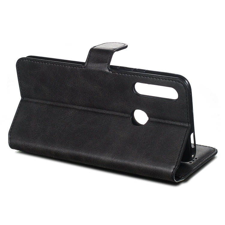 For Huawei P Smart Z / Y9 Prime (2019) Solid Color Buckle Horizontal Flip Leather Case with Wallet & Holder & Card Slots