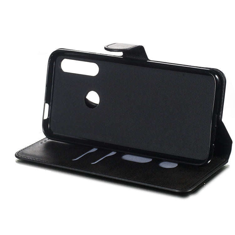 For Huawei P Smart Z / Y9 Prime (2019) Solid Color Buckle Horizontal Flip Leather Case with Wallet & Holder & Card Slots