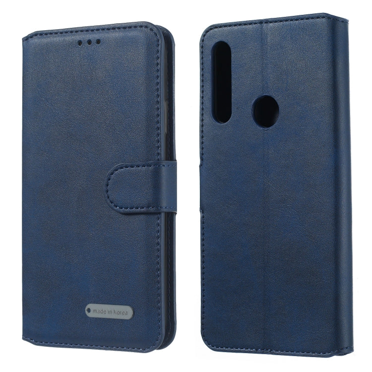 For Huawei P Smart Z / Y9 Prime (2019) Solid Color Buckle Horizontal Flip Leather Case with Wallet & Holder & Card Slots