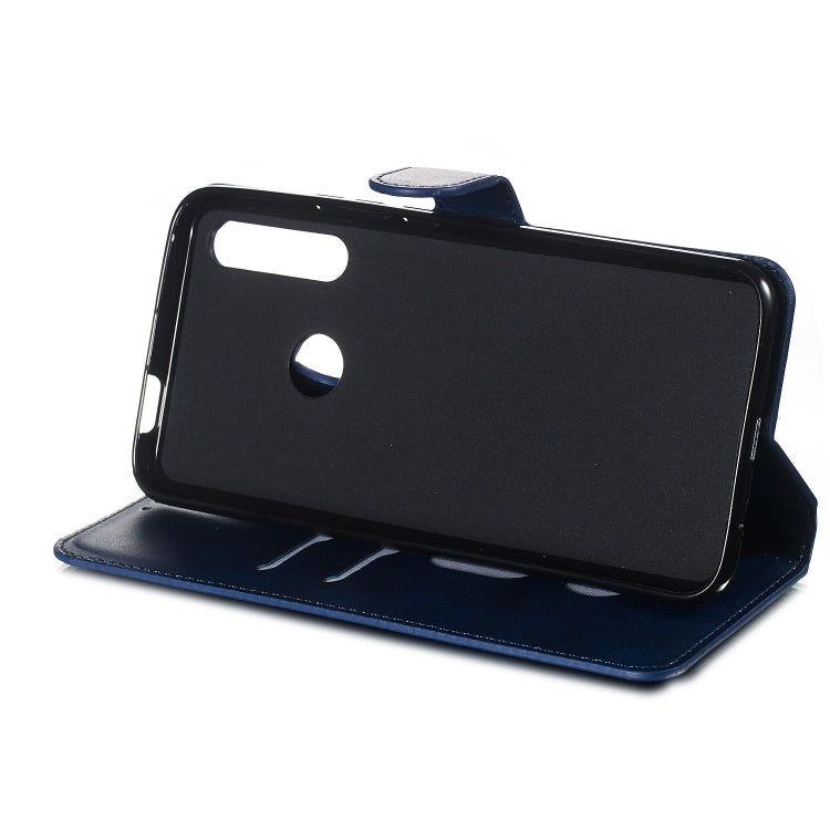 For Huawei P Smart Z / Y9 Prime (2019) Solid Color Buckle Horizontal Flip Leather Case with Wallet & Holder & Card Slots