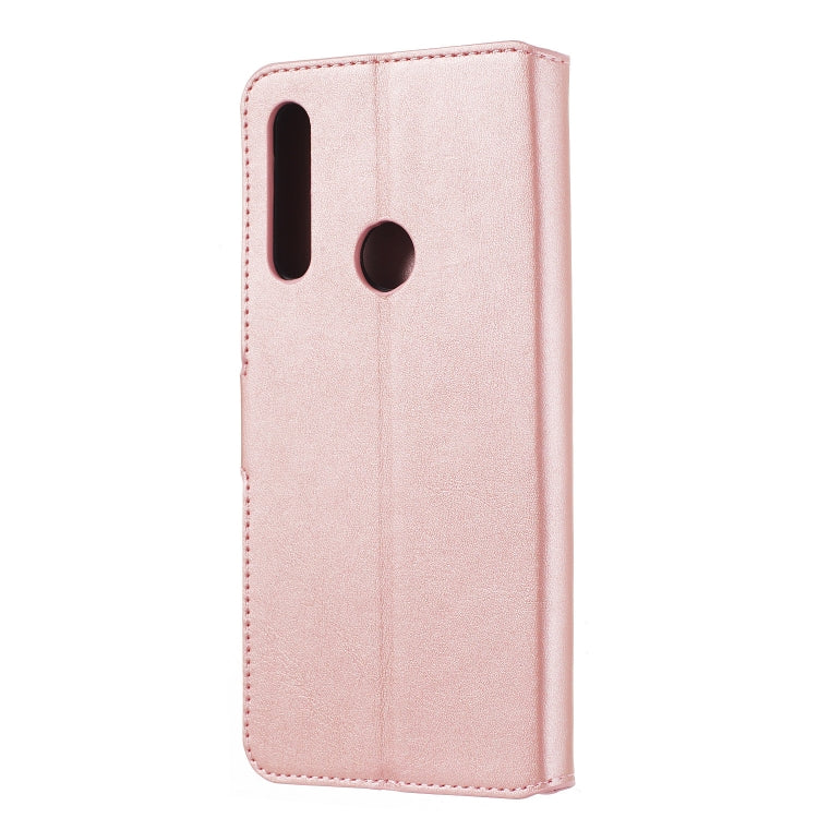 For Huawei P Smart Z / Y9 Prime (2019) Solid Color Buckle Horizontal Flip Leather Case with Wallet & Holder & Card Slots