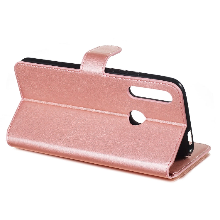 For Huawei P Smart Z / Y9 Prime (2019) Solid Color Buckle Horizontal Flip Leather Case with Wallet & Holder & Card Slots