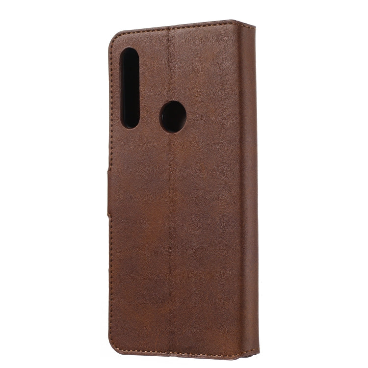 For Huawei P Smart Z / Y9 Prime (2019) Solid Color Buckle Horizontal Flip Leather Case with Wallet & Holder & Card Slots
