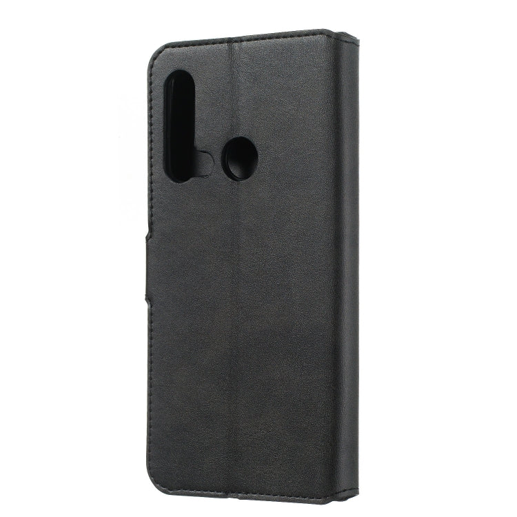 For Huawei P20 Lite (2019) Solid Color Buckle Horizontal Flip Leather Case with Wallet & Holder & Card Slots
