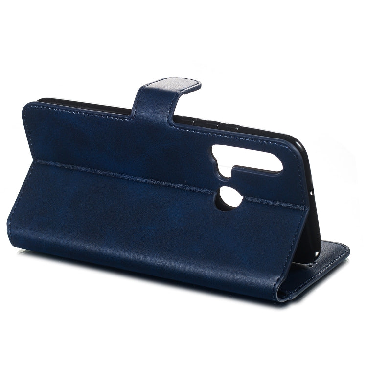 For Huawei P20 Lite (2019) Solid Color Buckle Horizontal Flip Leather Case with Wallet & Holder & Card Slots