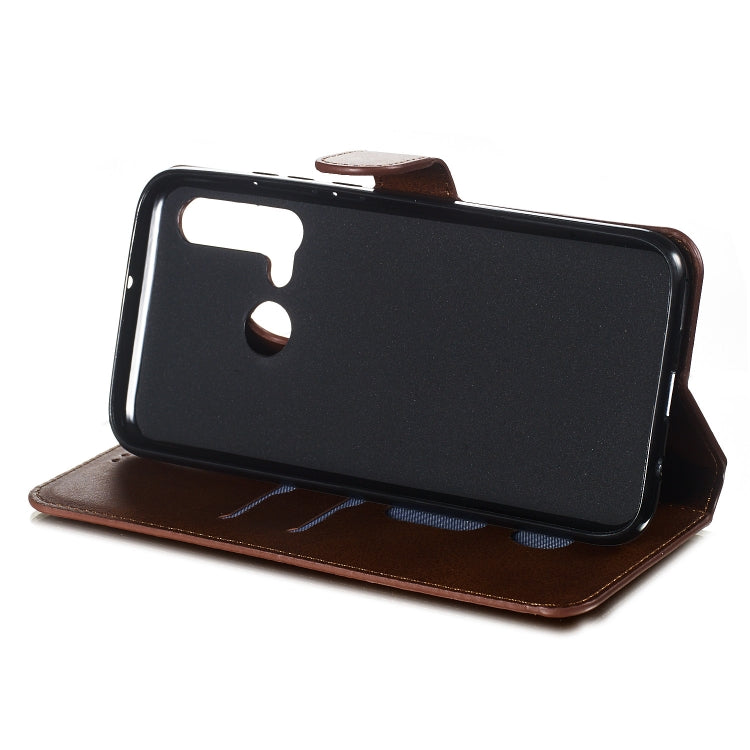 For Huawei P20 Lite (2019) Solid Color Buckle Horizontal Flip Leather Case with Wallet & Holder & Card Slots