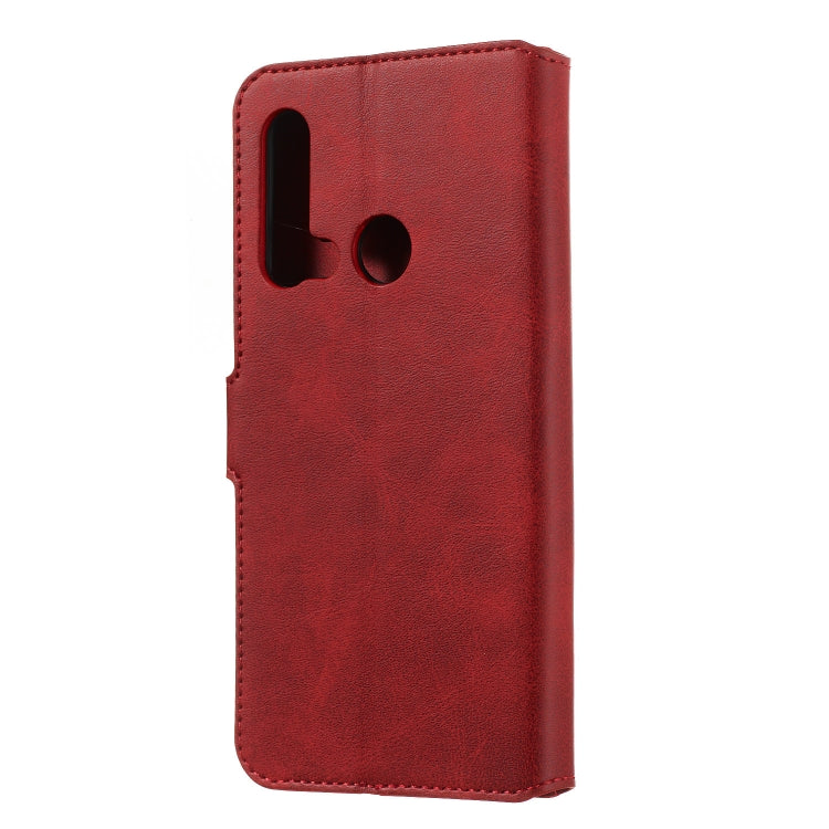For Huawei P20 Lite (2019) Solid Color Buckle Horizontal Flip Leather Case with Wallet & Holder & Card Slots