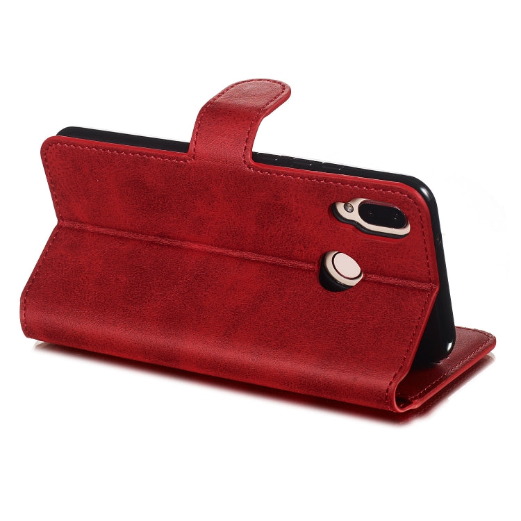 For Huawei P20 Lite / nova 3e Solid Color Buckle Horizontal Flip Leather Case with Wallet & Holder & Card Slots